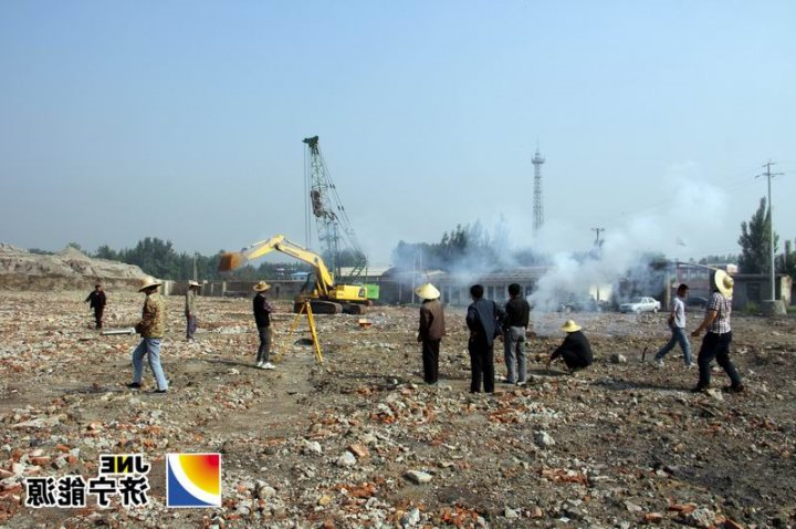 落陵机电产业园二号轻钢车间开工