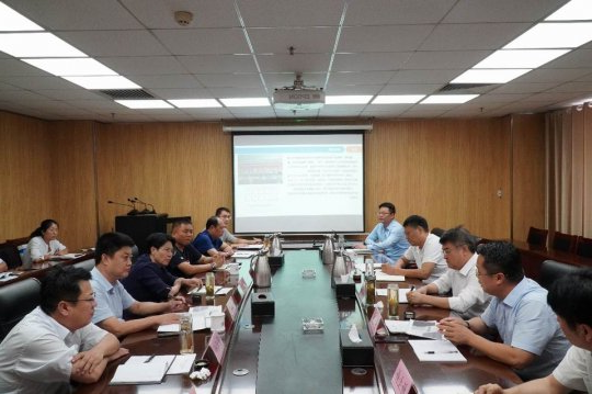 张广宇陪同丰家雷到汶上县委县政府进行座谈交流