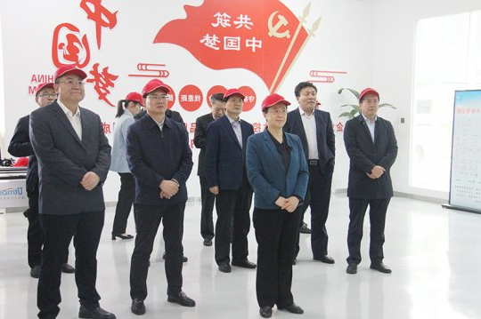 远义彬陪同毕志伟到济宁能源精密制造产业园考察调研