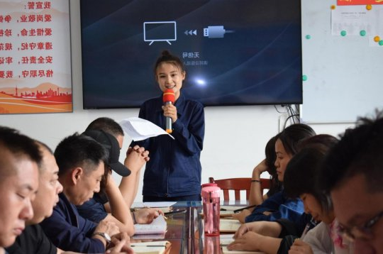 “安全生产月”系列活动丨金桥煤矿女工宣讲团进基层  安全形势教育宣传进行时