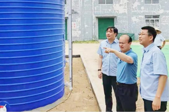 马金平到安居煤矿督导高盐水治理项目调试运行工作