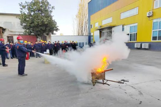 盛源公司：矿用产品公司开展冬季“四防”应急演练活动