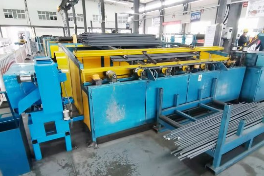 盛源矿用产品公司自动斜头机使车间无人化进程再提升