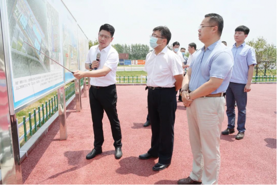 省发改委稳增长调研服务工作组到跃进港、梁山港考察调研