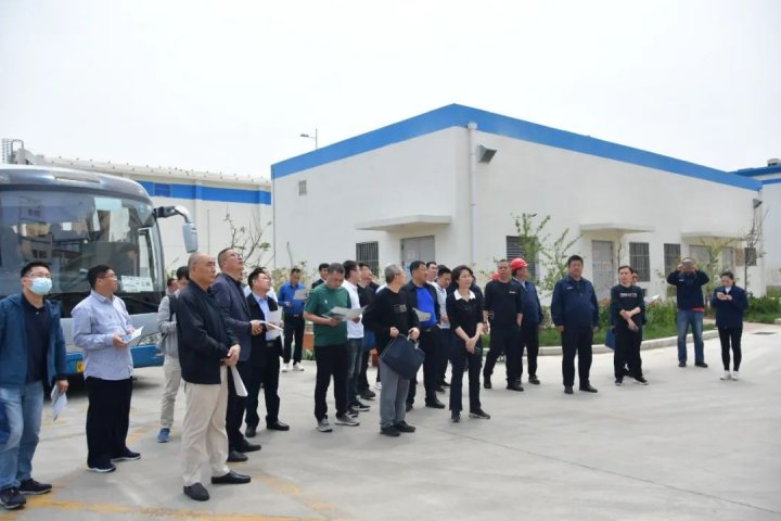 苏鲁豫粮食考察团到江北物流园参观考察